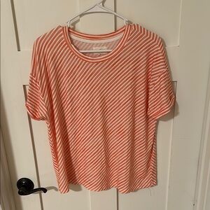 Lou & Grey Pink Cuffed Sleeve Boxy Tee